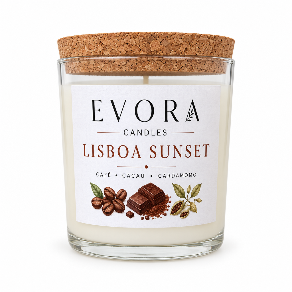 Vela Lisboa Sunset em fundo branco